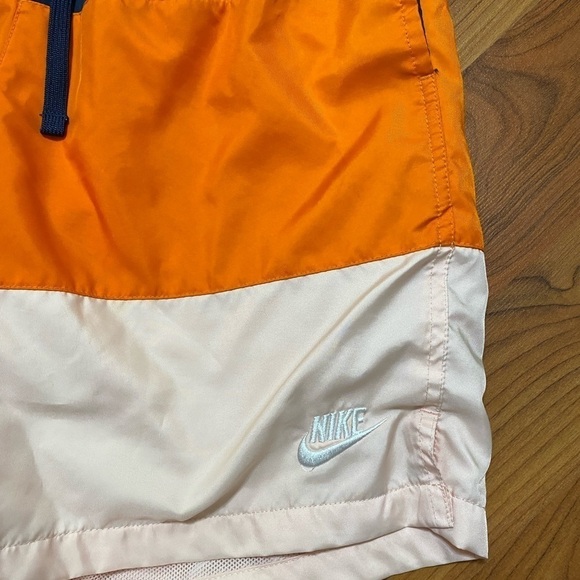 NIKE tri tone color block classic mesh lined swim trunks swimming summer Small - Picture 16 of 16